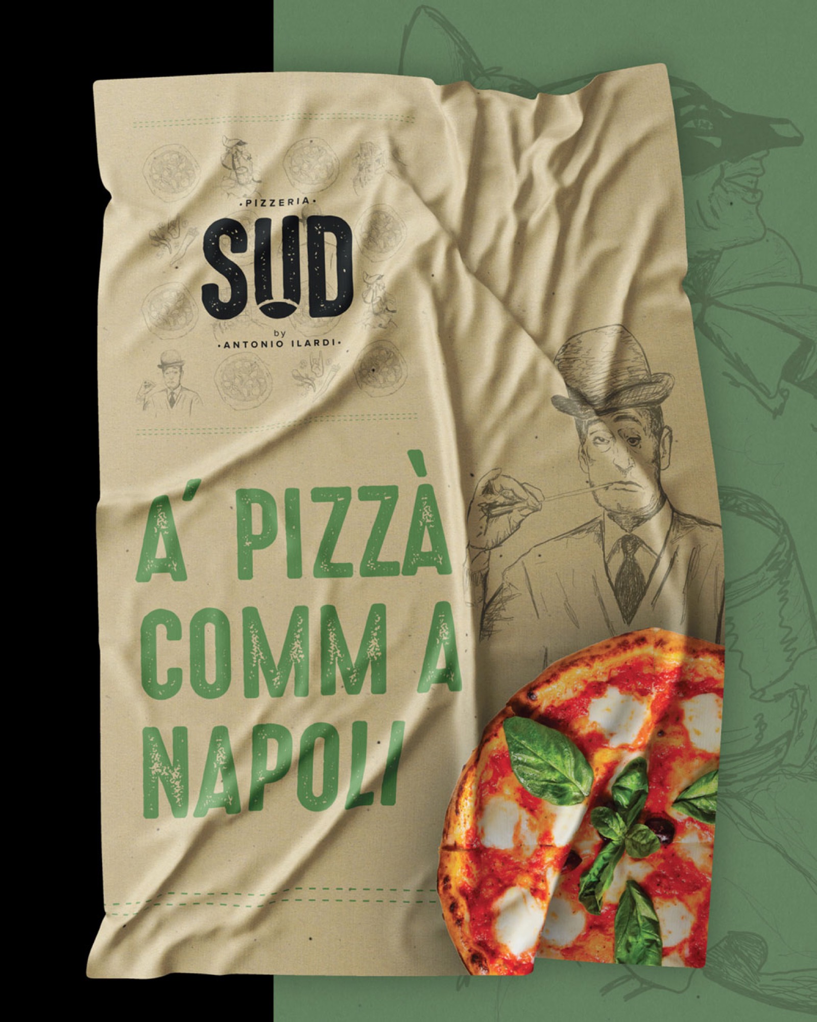 Pizzeria Sud — progetto Wally Communication, immagine 1